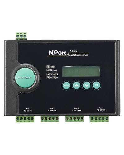 NPort 5430. 4-портовый асинхронный сервер. MOXA в Орле