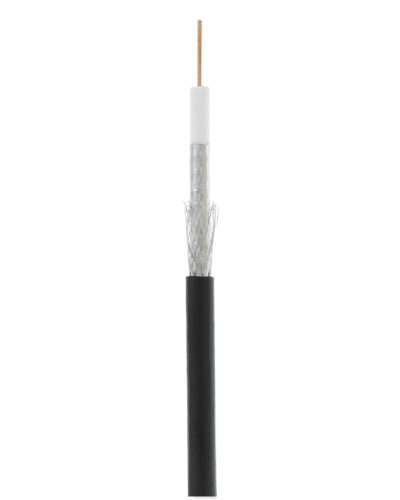 RG-6 CCS, Out, PE (UEC-C2-32123B-BK-3). Кабель коаксиальный омедненный. NETLAN в Орле