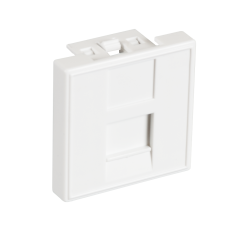 EC-IMF-1-WT-10 (10шт). Вставка 45x45 (Mosaic) для 1 модуля Keystone Jack. NETLAN