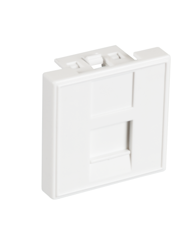 EC-IMF-1-WT-10 (10шт). Вставка 45x45 (Mosaic) для 1 модуля Keystone Jack. NETLAN в Орле