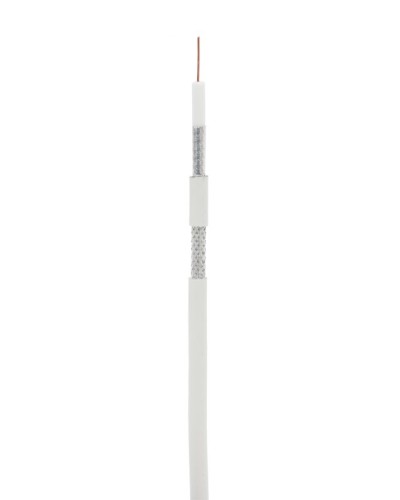 RG-6 CCS, In, PVC (EC-C2-32123A-WT-1). Кабель коаксиальный омедненный. NETLAN в Орле