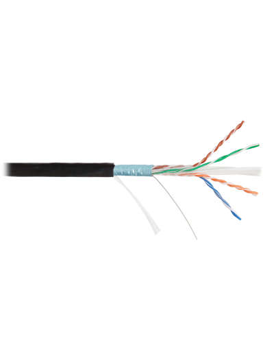 F/UTP 4pair, Cat6, Solid, Out, PVC (NMC 4240B-BK). Кабель «витая пара» (LAN) для структурированных систем связи. NIKOMAX в Орле
