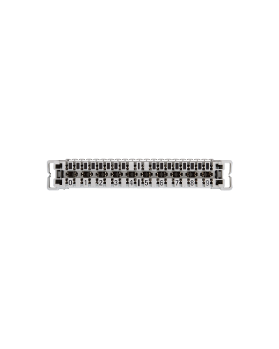 NMC-PL10-CC-10 (10 шт). Плинт неразмыкаемый, (0...9), крепление под кронштейн. NIKOMAX в Орле