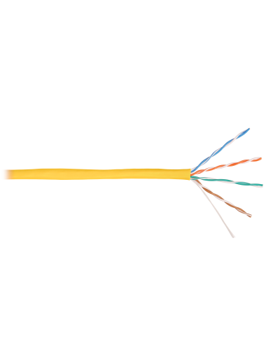 U/UTP 4pair, Cat5e, Solid, In, нг(А)-HF (NMC 9100C-YL). Кабель «витая пара» (LAN) для структурированных систем связи. NIKOMAX в Орле