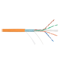 F/UTP 4pair, Cat6a, Solid, In, нг(А)-HF (NMC 4255C-OR). Кабель «витая пара» (LAN) для структурированных систем связи. NIKOMAX