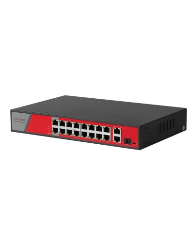 PND-16P-2G1F-BT2 (300W). Коммутатор гибридный 16+2+1 с PoE. Polyvision в Орле