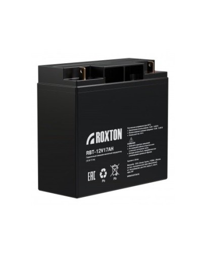 RBT-12V17AH. Аккумулятор герметичный свинцово-кислотный. ROXTON в Орле