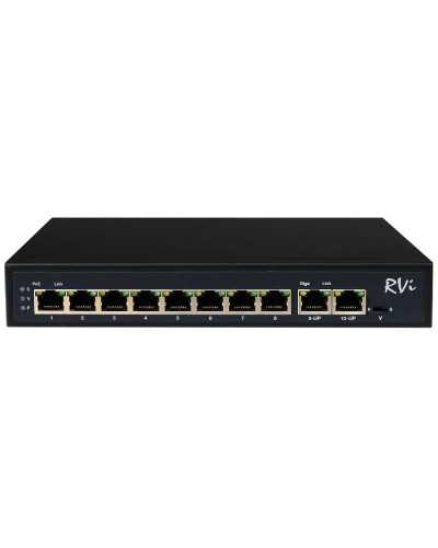 RVi-1NS08F-2T (1G). Коммутатор с питанием по PoE. RVi в Орле