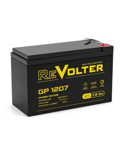Revolter GP 1207. Аккумулятор автомобильный герметичный свинцово-кислотный. Revolter в Орле