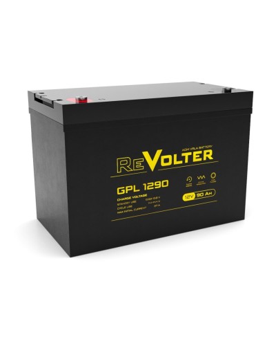 Revolter GPL 1290. Аккумулятор автомобильный герметичный свинцово-кислотный. Revolter в Орле