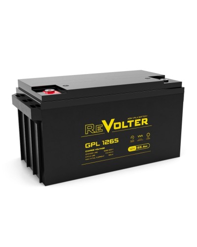 Revolter GPL 1265. Аккумулятор автомобильный герметичный свинцово-кислотный. Revolter в Орле