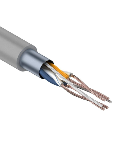 F/UTP, CAT 5e, PVC, 2PR, 24AWG, INDOOR, STRANDED, серый, 305м, REXANT (01-0125). Кабель «витая пара» (LAN) для структурированных систем связи. Rexant в Орле
