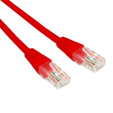 Патч-корд U/UTP CAT 6, RJ45-RJ45, 26AWG, LSZH, красный, 1м REXANT (02-0293-1). Патч-корд UTP. Rexant