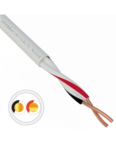 КПСВВнг(А)-LSLTx 1х2х0,75 REXANT (01-4871). Кабель для систем передачи данных пониженной пожароопасности c низким дымо- и газовыделением, с низкой токсичностью продуктов горения. Rexant в Орле