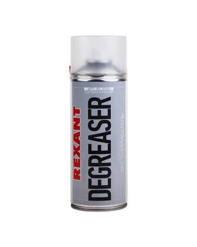 Очиститель обезжириватель DEGREASER, REXANT, 400 мл, аэрозоль (85-0006): Баллон с очистителем в Орле