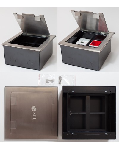 Люк на 4 поста (45х45), из нержавеющей стали, с коробкой, IP40 (300014). Люк. SPL в Орле