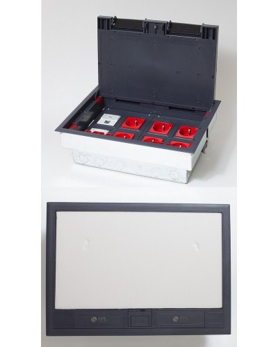 Люк на 8 постов (45х45), металл/пластик, с металлической коробкой, IP40 (300009). Люк. SPL в Орле