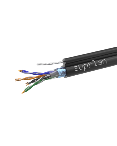 FTP Cat.5e 4x2xAWG24 Cu PE Outdoor T-FG8 (трос) Standard (01-1026-1). Кабель «витая пара» (LAN) для структурированных систем связи. SUPRLAN в Орле