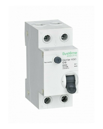 City9 Set 1P+N С 10А 4.5kA 30мА A 230В (C9D55610). Автоматический выключатель дифференциального тока. Systeme Electric в Орле