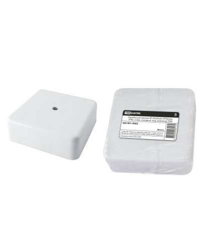 Коробка КР 50х50х20 ОП белая, IP40, с клеммной колодкой (SQ1401-0902). Распаячная коробка. TDM ЕLECTRIC в Орле