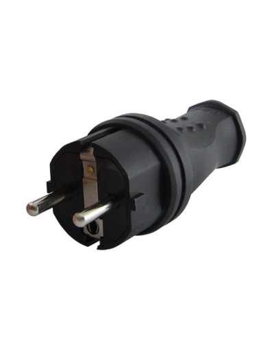 Вилка прямая 2Р+РЕ 16А 250В IP44 (SQ0612-0031). Вилка прямая каучук. TDM ЕLECTRIC в Орле