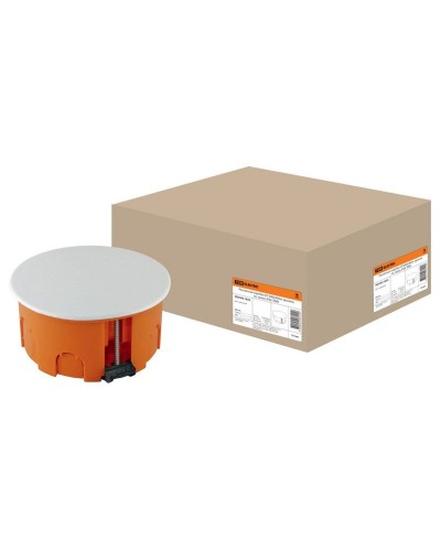 Распаячная коробка СП D80х40мм, крышка, пл. лапки, IP20, TDM (SQ1403-1025). Распаячная коробка СП. TDM ЕLECTRIC в Орле