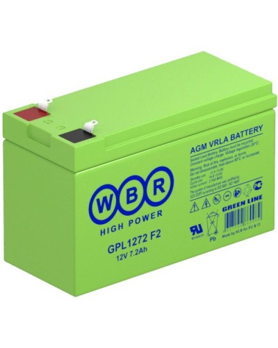 WBR GPL1272 F2. Аккумулятор герметичный свинцово-кислотный. WBR в Орле