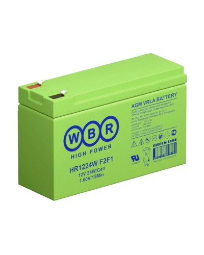 WBR HR1224W F2F1. Аккумулятор герметичный свинцово-кислотный. WBR в Орле