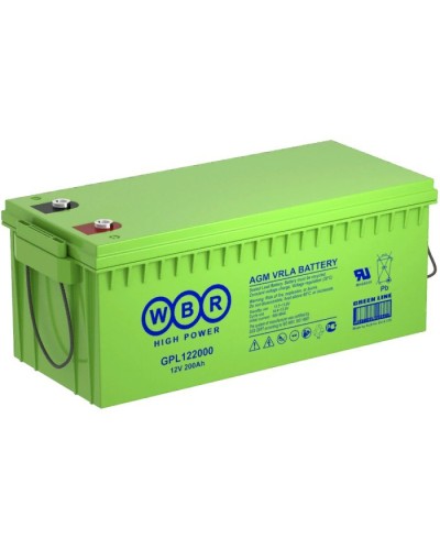 WBR GPL122000. Аккумулятор герметичный свинцово-кислотный. WBR в Орле