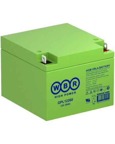 WBR GPL12260. Аккумулятор герметичный свинцово-кислотный. WBR в Орле