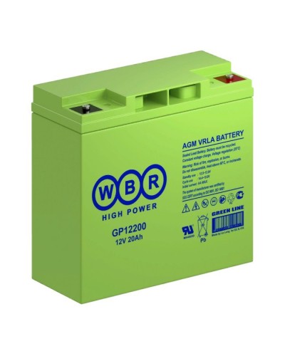WBR GP12200. Аккумулятор герметичный свинцово-кислотный. WBR в Орле