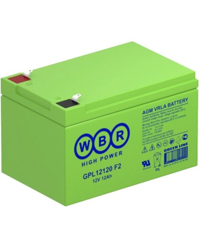 WBR GPL12120 F2. Аккумулятор герметичный свинцово-кислотный. WBR в Орле