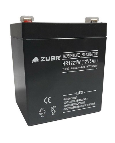 ZUBR HR 1221W (12V, 5Ah). Аккумулятор герметичный свинцово-кислотный. ZUBR в Орле