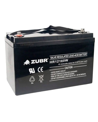ZUBR HR 12160W (12V, 45Ah). Аккумулятор герметичный свинцово-кислотный. ZUBR в Орле