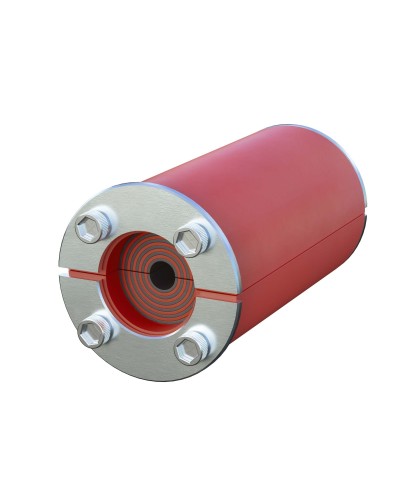 Проходка круглая, нержавеющая, D50х70 мм для кабелей D10-30 мм (DXF3114): Проходка круглая, нержавеющая в Орле