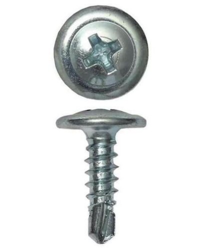 Саморез с пресс-шайбой 4.2х51 со сверлом (100 шт) (CM274051). Саморез с пресс-шайбой. ДКС в Орле