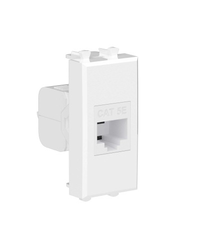 Розетка RJ-45 Avanti 1 модуль белое облако (4400661): Розетка компьютерная, без шторки модульная, кат.5е в Орле