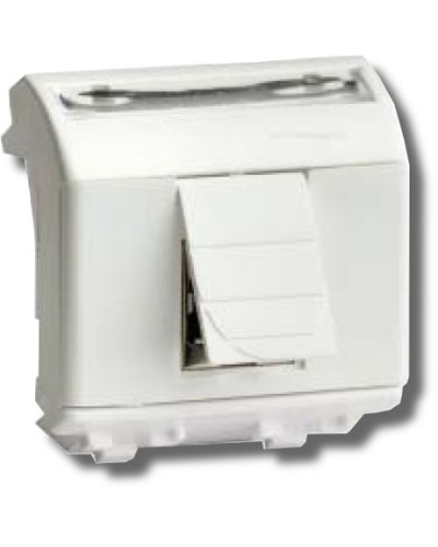 Розетка RJ-45 Brava 2 модуля белая (76450B): Розетка компьютерная с двумя разъёмами в Орле