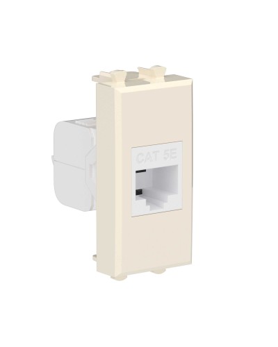 Розетка RJ-45, кат.5E, Avanti, 1 модуль, ванильная дымка (4405661): Розетка компьютерная модульная в Орле