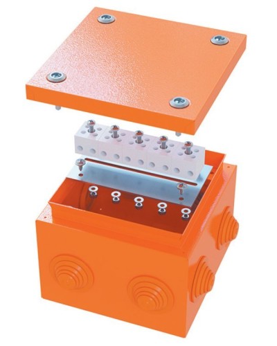 Коробка FS 150х150х80 4P (FSK30410): Коробка ответвительная огнестойкая стальная в Орле