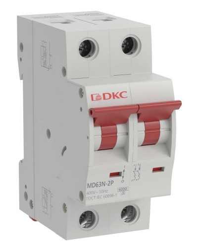 YON max MD63N 2P 6А 6кА C (MD63N-2PC6). Автоматический выключатель. ДКС в Орле