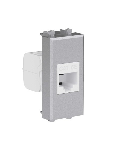 Розетка RJ-45, кат.5E, Avanti, 1 модуль, закаленная сталь (4404661): Розетка компьютерная модульная в Орле