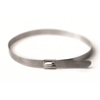 Хомут из нержавеющей стали AISI 316 8х500 (30 шт) (27615): Хомут из нержавеющей стали
