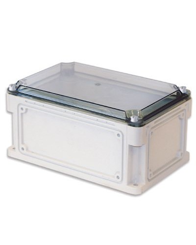 Корпус RAM box 400х200х160, высота крышки 35 мм, IP67 (542311). Корпус с фланцами и прозрачной крышкой, без монтажной платы. ДКС в Орле