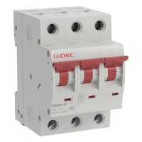 YON max MD63N 3P 50А 6кА C (MD63N-3PC50). Автоматический выключатель. ДКС