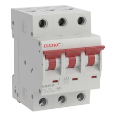 YON max MD63N 3P 50А 6кА C (MD63N-3PC50). Автоматический выключатель. ДКС