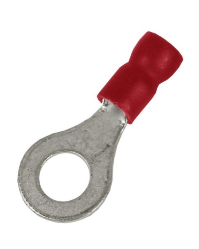 Наконечник НКИ 0,25-1,5 М8 (D8,4мм) с отверстием под винт (100 шт) (2A8P-EE-PVC). Наконечник с отверстием под винт и изолированным фланцем ПВХ. ДКС в Орле