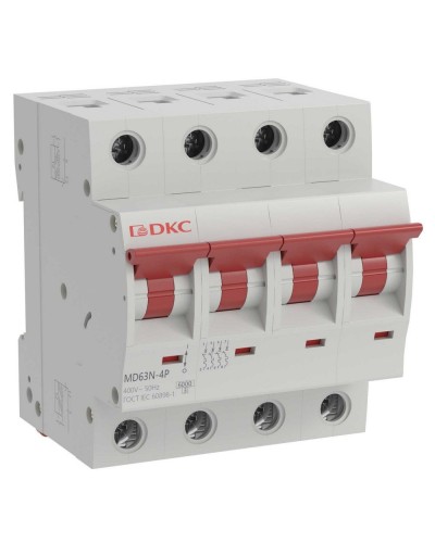 YON max MD63N 4P 40А 6кА C (MD63N-4PC40). Автоматический выключатель. ДКС в Орле