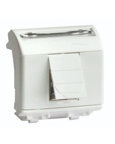 Розетка RJ-45 Brava 2 модуля слоновая кость (75655S): Розетка компьютерная с двумя разъёмами в Орле