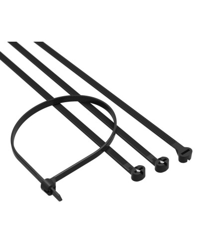 Хомут 2,5x200 P6.6, черный (100шт) (21307SR): Хомут с двойным замком в Орле